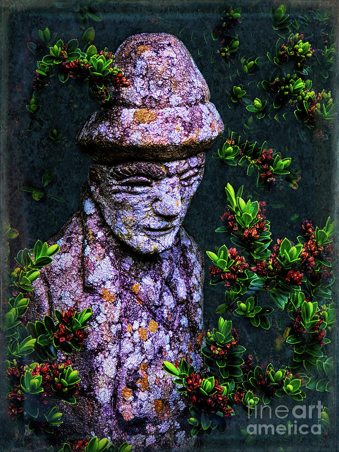 Old Garden Ornament Photograph by Yvonne Johnstone