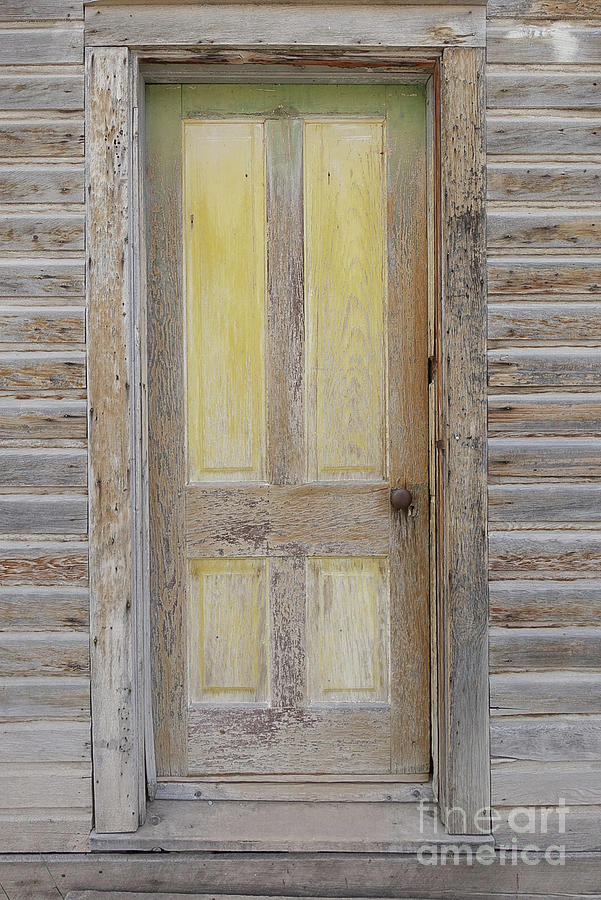Old Ghost Town Door Photograph by Edward Fielding