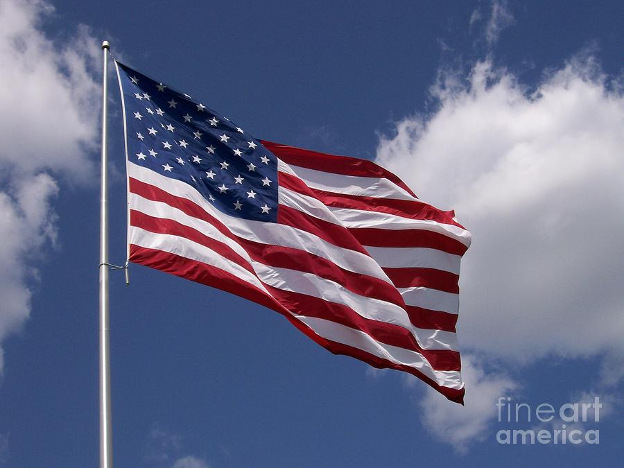 Independence Day Photograph - Old Glory by Laurie Eve Loftin