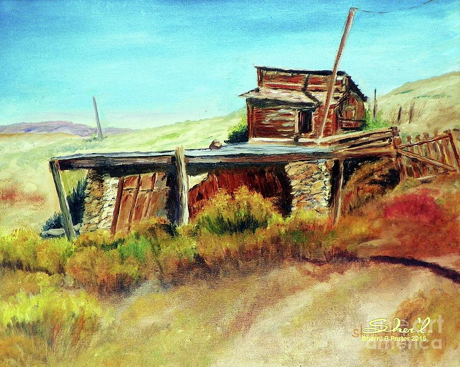Old Granary Painting by Sherril Porter