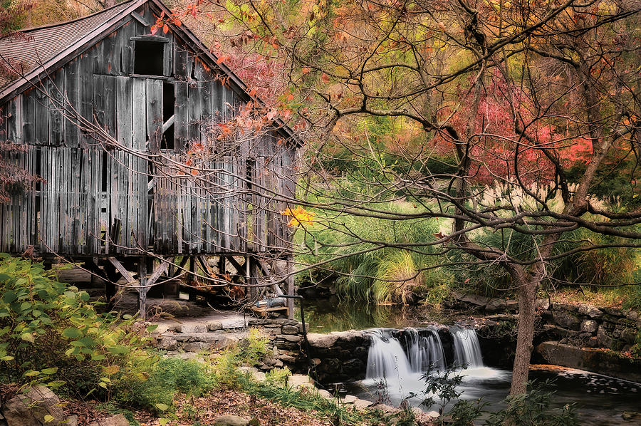 Old Grist Mill - Connecticut Photograph by Photos by Thom