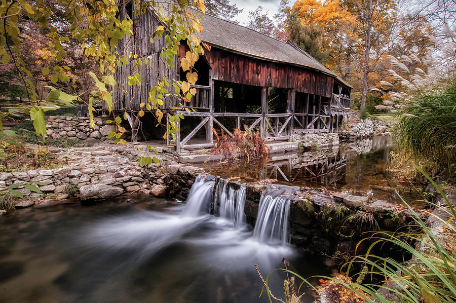 Old Grist Mill - Macedonia Connecticut  Photograph by Photos by Thom