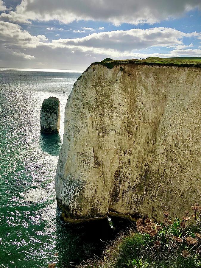 Old Harry Rocks in the Sunlight Photograph by Gordon James