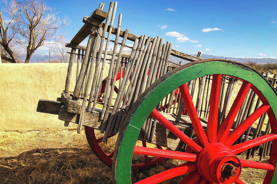 Old Hay Wagon New Mexico Photograph by Tatiana Travelways