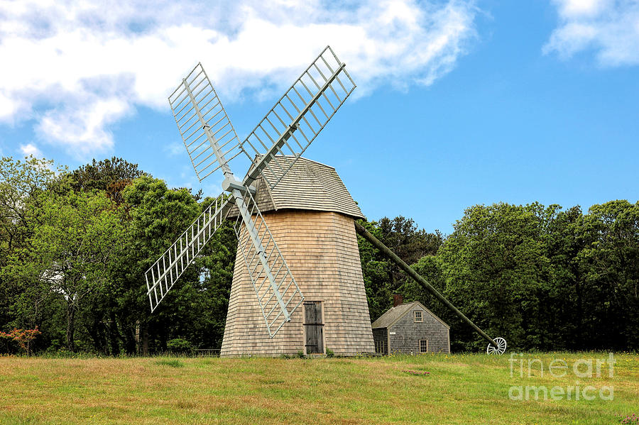 Old Higgins Farm Windmill Photograph by Janice Drew