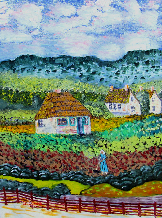 Old Homestead Painting by Danny Lowe