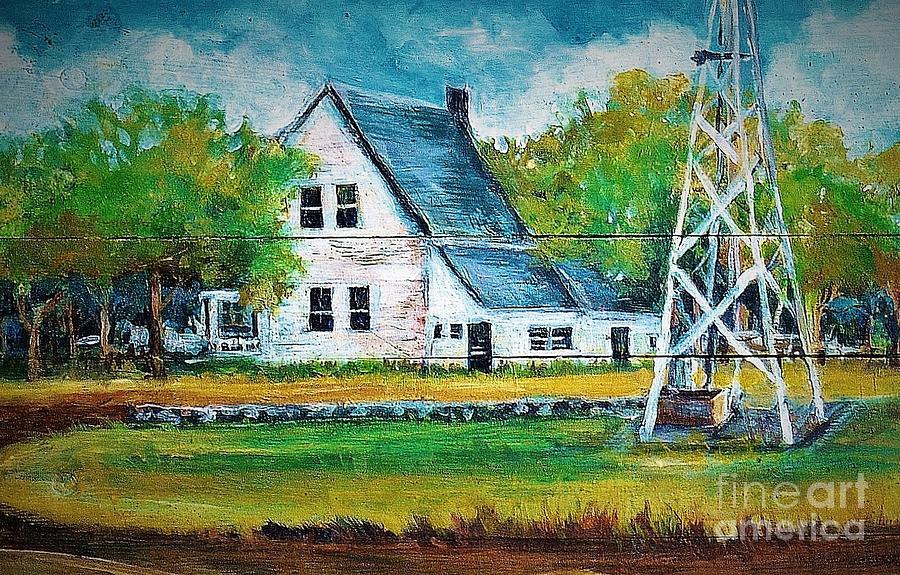 Old Homestead Painting by Linda Shackelford