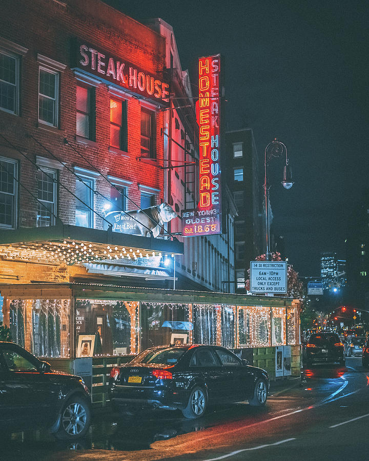 City Photograph - Old Homestead Steakhouse by Jon Bilous