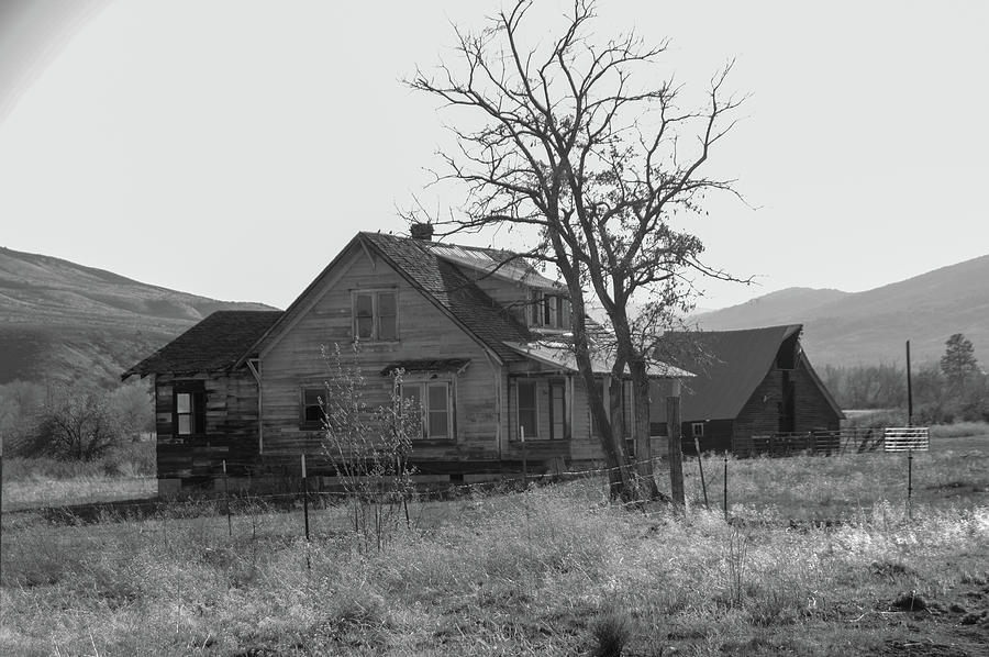 Old House And Barn Photograph