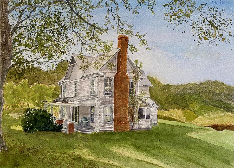 Old House at Grassy Gap Painting by Joel Deutsch
