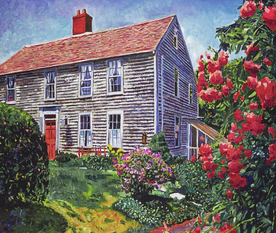 Old House Painting by David Lloyd Glover