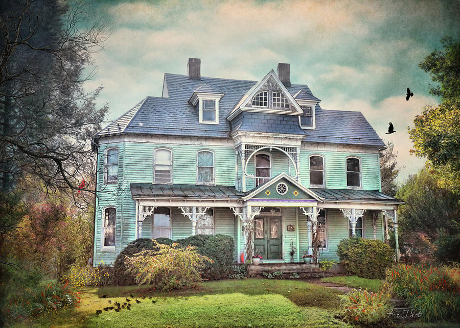 Old House Dreams Mixed Media by Fran J Scott