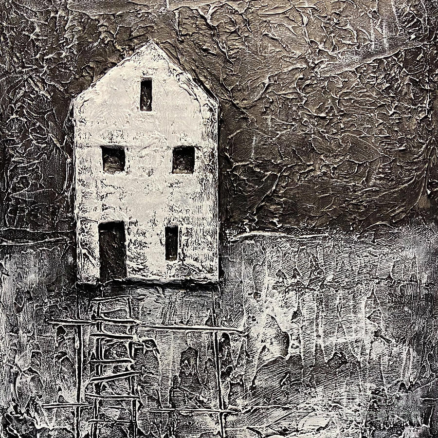 Old House Painting by Lucia Stewart