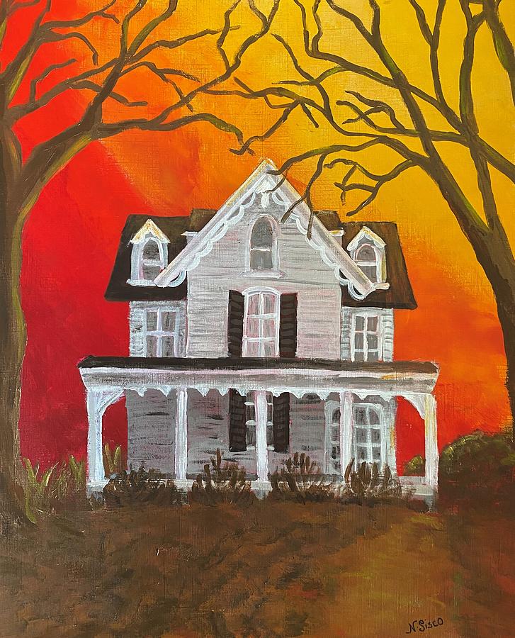 Old House Painting by Nancy Sisco