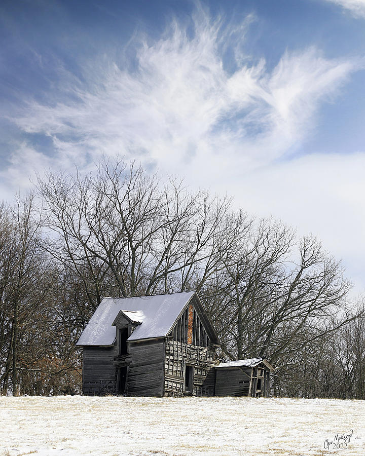 Old House Winter Photograph by Christopher McKenzie