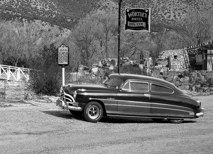 Old Hudson Car BW Photograph by Bob Pardue