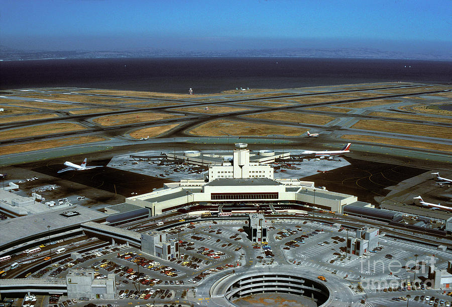 Old International Terminal At SFO Photograph By Wernher Krutein - Fine ...