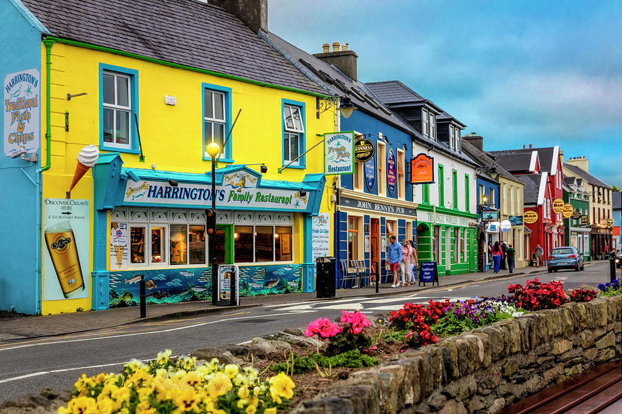 Old Irish Town The Dingle Peninsula in the Summer Photograph by Debra and Dave Vanderlaan