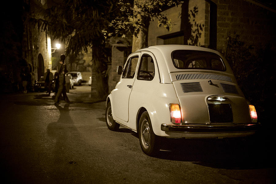 Old italian car - Fiat 500 Photograph by Spooh