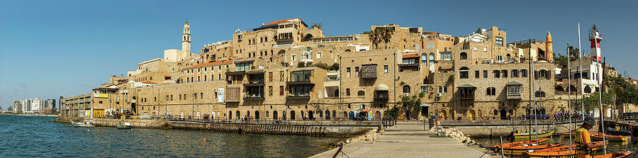 Old Jaffa Port Panorama Photograph by Dimitry Papkov