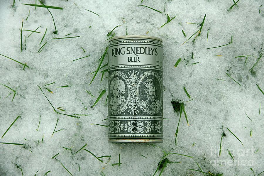Old King Snedleys Beer Can Photograph by Robert Tubesing Fine Art America