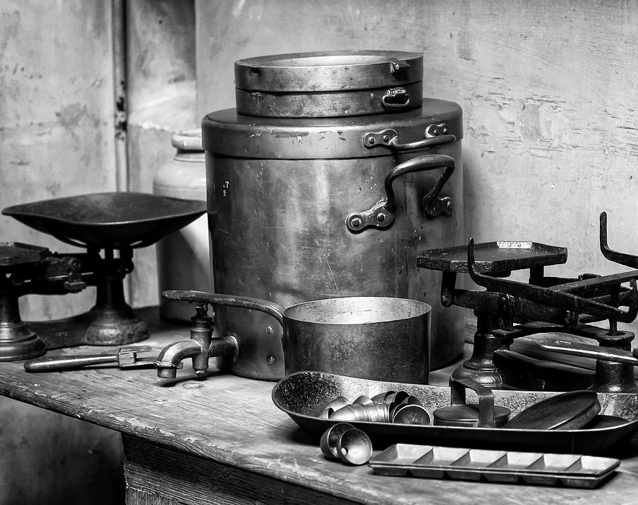 Old Vintage Kitchenware Retro Equipment Cooking Stock Photo 1064037812