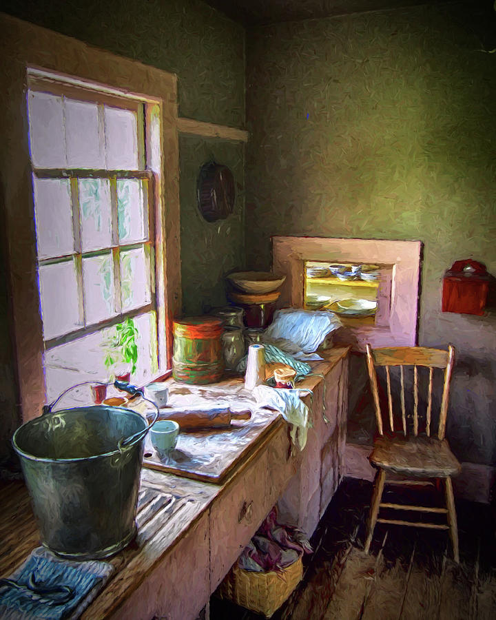 Old Kitchen Photograph by Scott Olsen