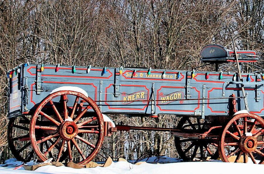 Old Knerr Wagon Photograph by DJ Florek