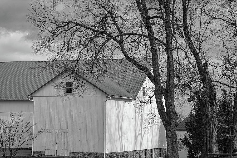 Old Lancaster County Barn Photograph by Lynn Thomas Amber