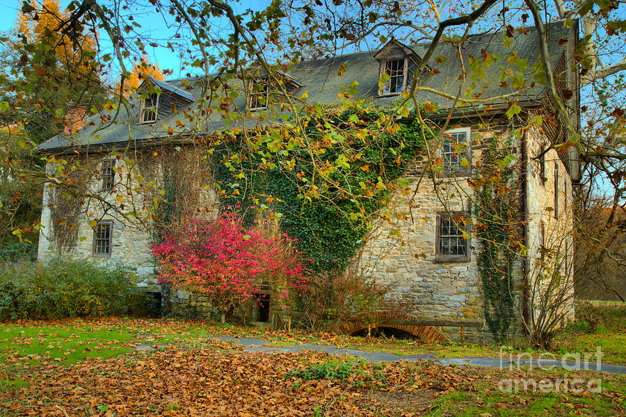 Fall Photograph - Old Lancaster Mill by Adam Jewell
