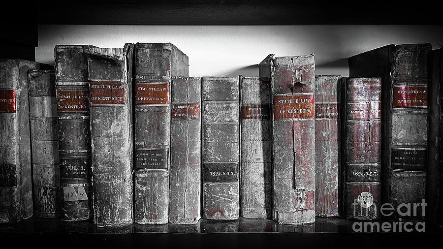 Old Law Books 5878 Photograph by Jack Schultz