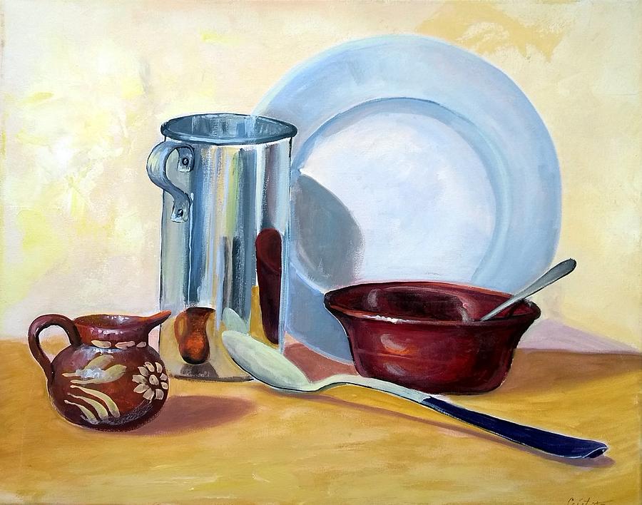 Still Life Painting - Old life in Mexico  by Cristi Fer