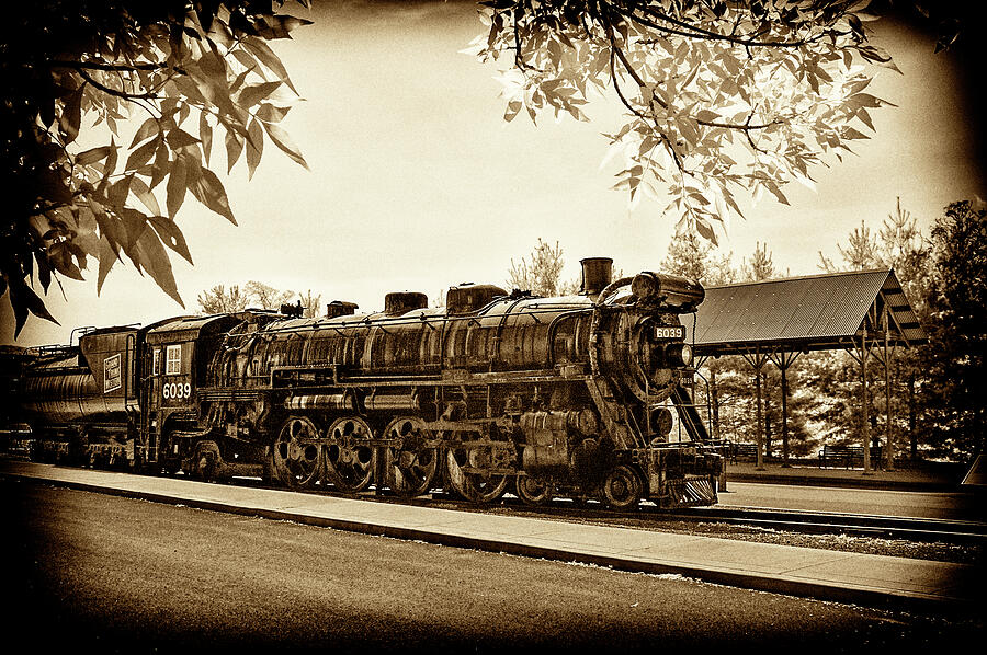 Old Locomotive # 6039 Photograph by Paul W Faust - Impressions of Light