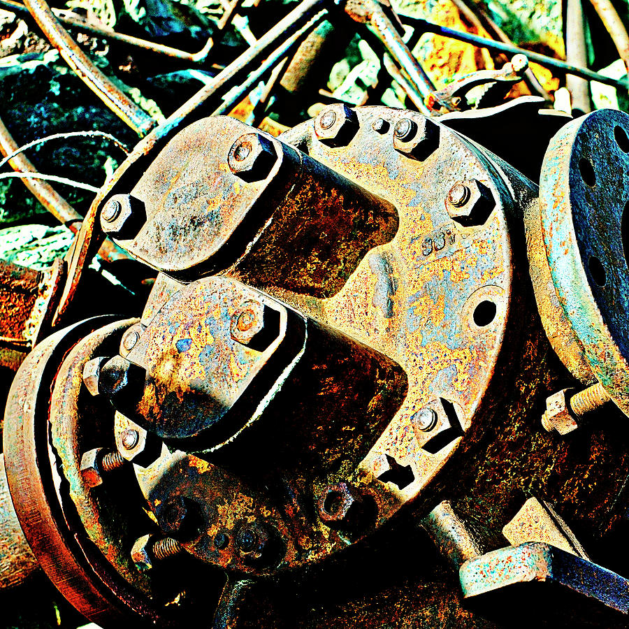 Old Machinery Photograph by Cheryl Prather