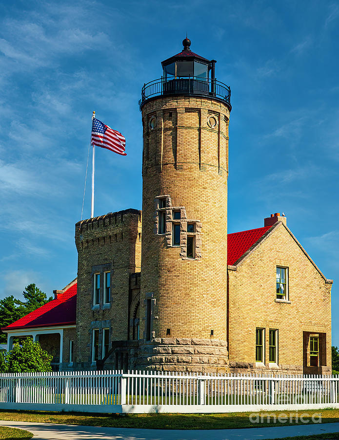 Old Mackinac Point Lighthouse Photograph by Nick Zelinsky Jr