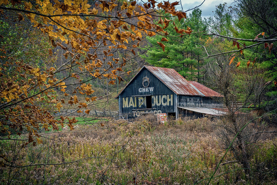 Vintage Photograph - Old Mail Pouch Tobacco Barn by Rick Berk