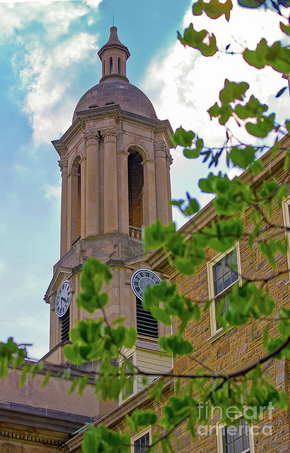 Architecture Photograph - Old Main Clock Tower by Mark Ali