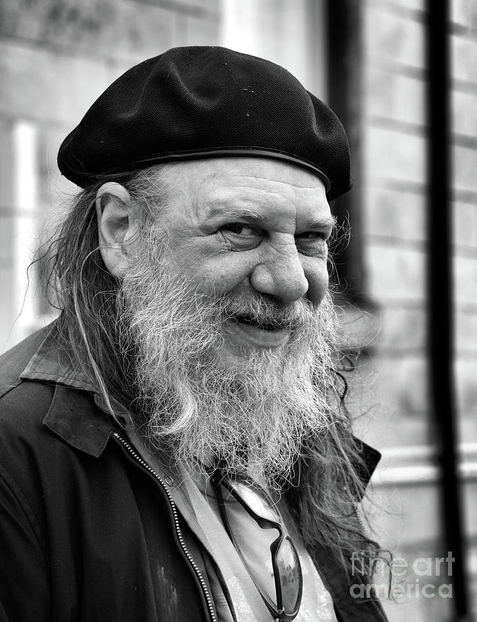 Old man in his beret Photograph by Douglas Pike