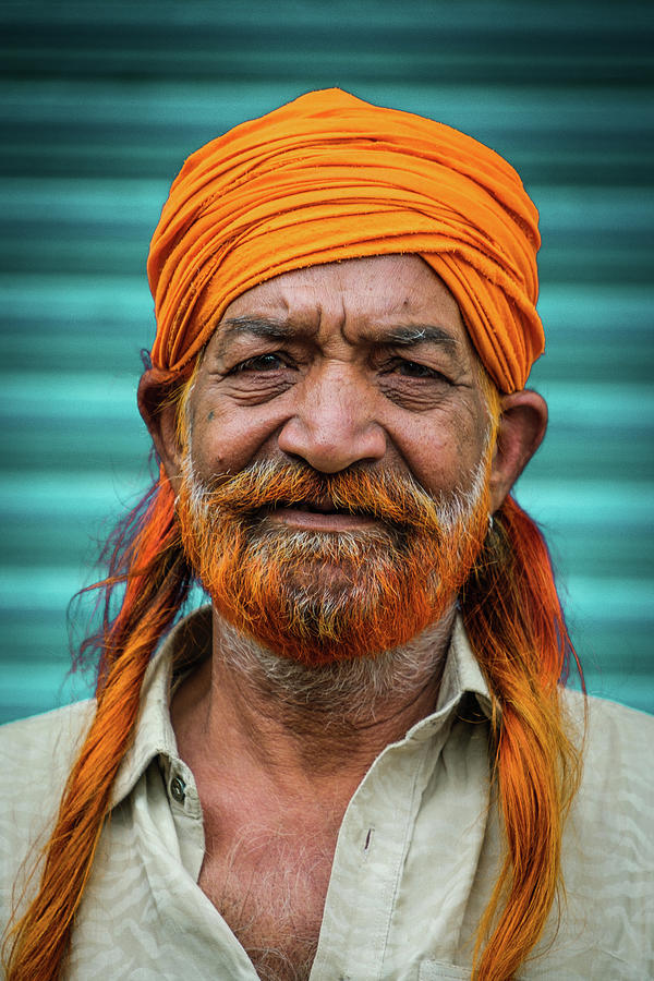 Old man in The Bazaar, Lahore Photograph by Off The Atlas - Fine Art ...