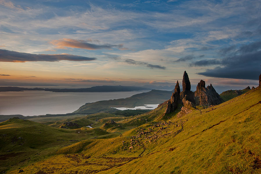 Old Man of storr at first light Photograph by GuyBerresfordPhotography