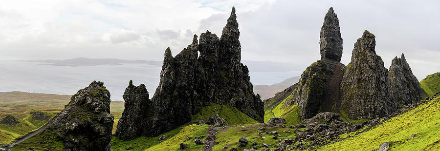 Old Man Of Storr Panorama Photograph by Brad Scott
