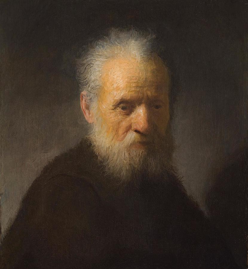Old Man with Beard Painting by Rembrandt