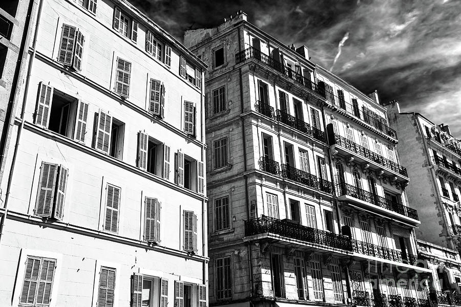 Old Marseille Design Infrared Photograph by John Rizzuto