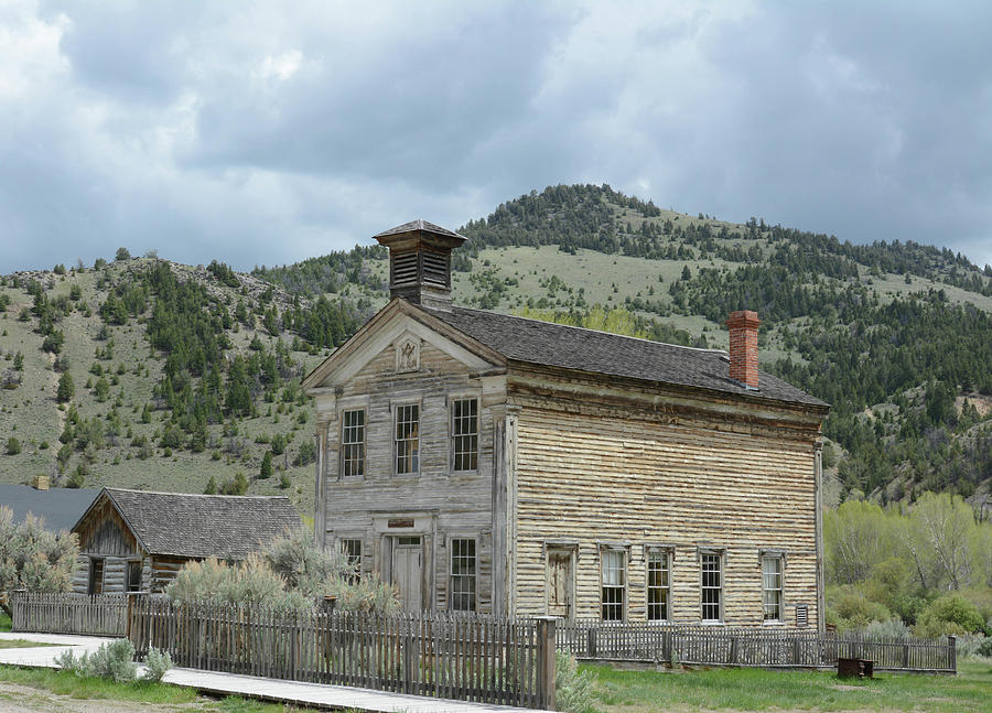 Old Masonic Lodge- Bannack Montana Territory Photograph