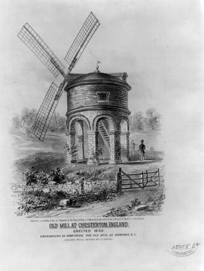 Old mill at Chesterton England Photograph by Popular Art