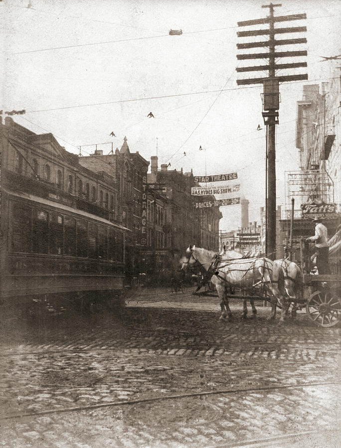 Old Milwaukee Streets 1903  Photograph by Marilyn Hunt