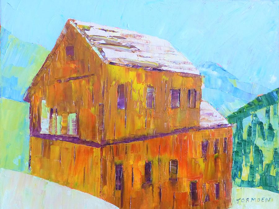 Old Mine In Colorado Painting By Susan Tormoen Fine Art America