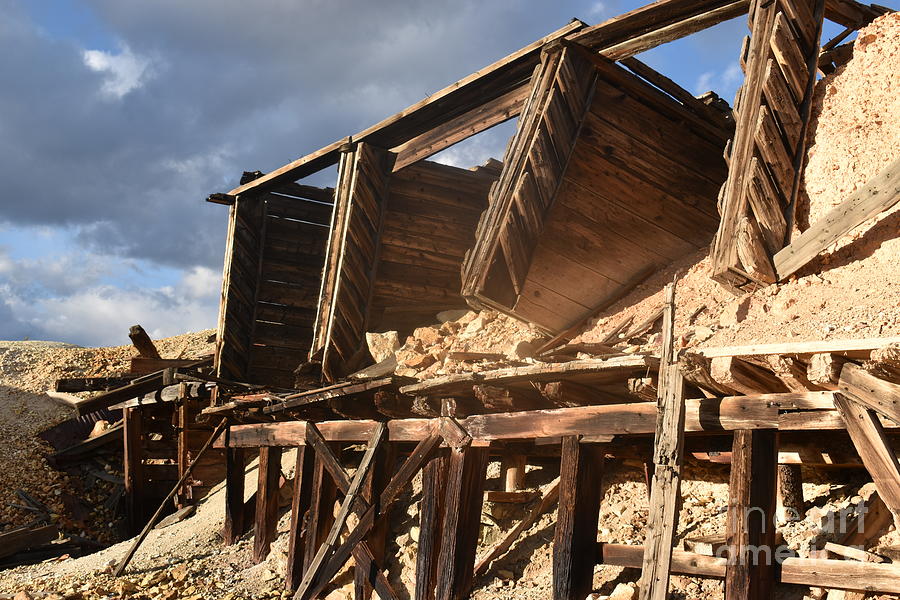 Old mining structure Photograph by Tonya Hance - Fine Art America