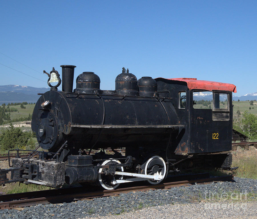 Old Mining Train Engine Photograph by Kae Cheatham