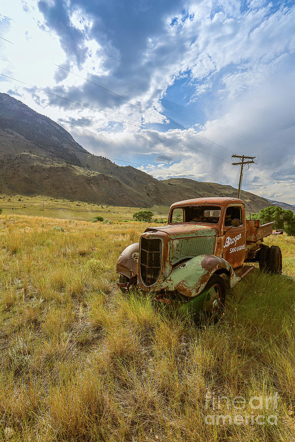 Old Mining Truck Montana Photograph by Edward Fielding